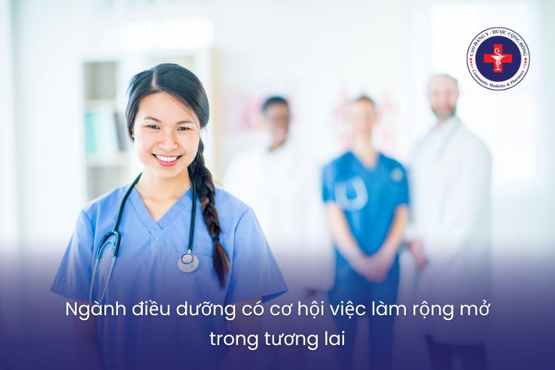 Ngành điều dưỡng có cơ hội việc làm rộng mở trong tương lai Ngành điều dưỡng có cơ hội việc làm rộng mở trong tương lai