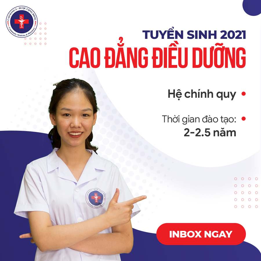 Tuyển sinh 2021 Cao đẳng Điều Dưỡng
