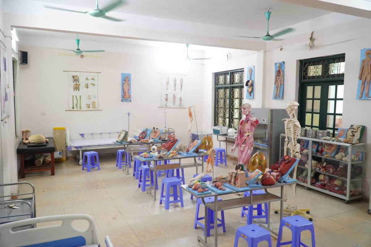 Phòng thực hành ngành Điều dưỡng trường Cao đẳng Y - Dược Cộng đồng